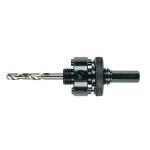 Accessories and arbors for carbide hole saws