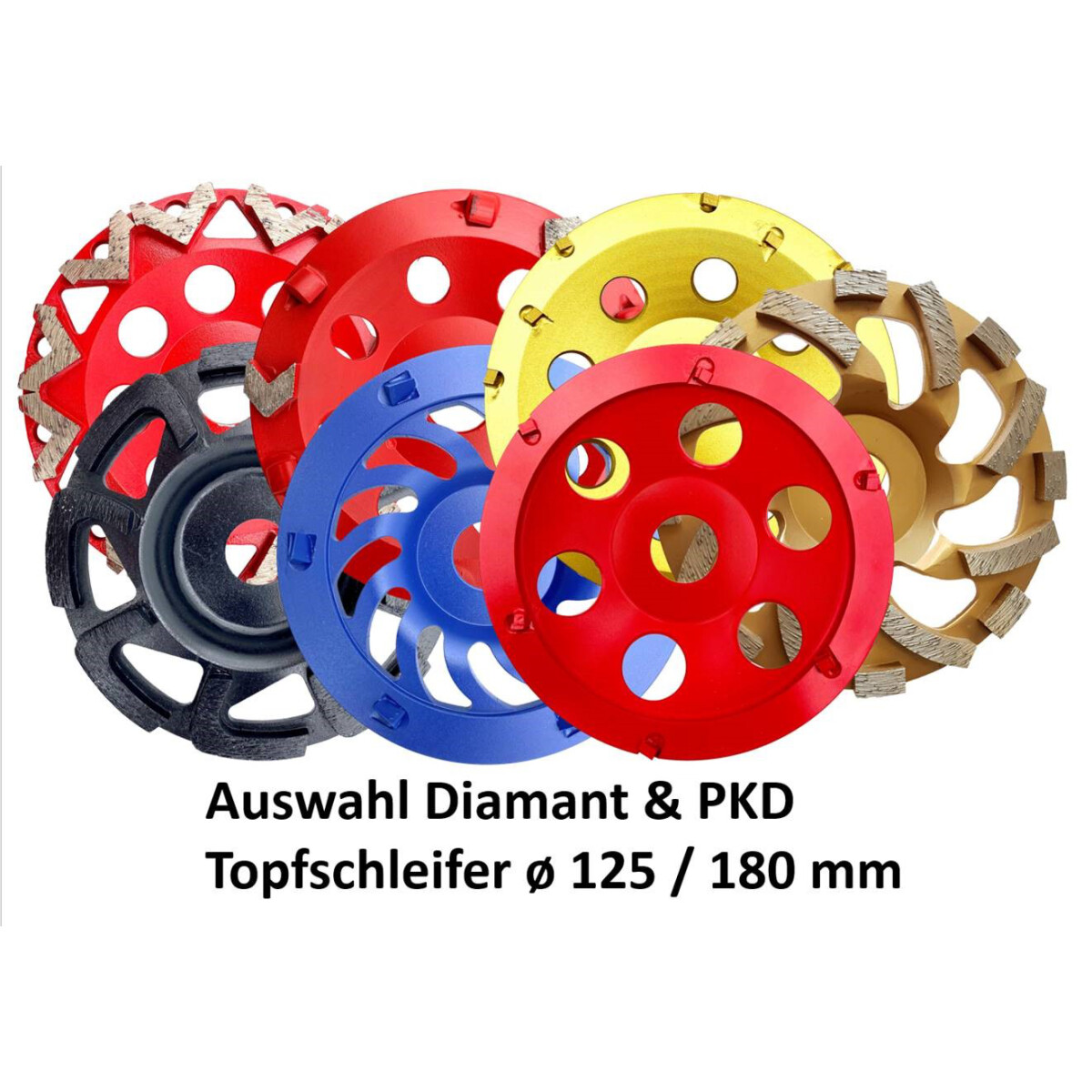 Bosch Diamant Schleiftopf Schleifteller 125 mm für Winkelschleifer 2608201235 