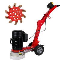 Floor grinder BS 250 with grinding star Ø 250 mm for concrete / 20 diamond segments