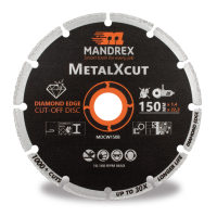 Mandrex Diamanttrennscheibe MetalXcut 125 mm