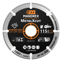 Mandrex Diamanttrennscheibe MetalXcut 230 mm