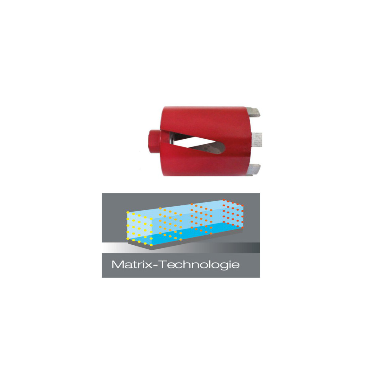Diamond core drill Matrix