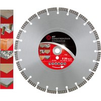 Diamond cutting disc TLG Premium / laser-welded / Ø 350 mm / 20,0 mm bore size