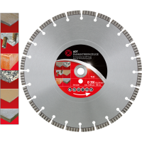 Diamond cutting disc TLG Premium / laser-welded / Ø 350 mm / 22,2 mm bore size