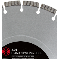 Diamond cutting disc TLG Premium / laser-welded / Ø 350 mm / 22,2 mm bore size