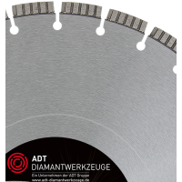 Diamond cutting disc TLG Premium / laser-welded / Ø 400 mm / 22,2 mm bore size
