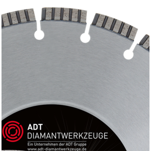Diamanttrennscheibe TLG Premium / Lasergeschweißt / Ø 300 mm / 25,4 mm Bohrung