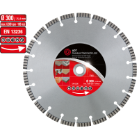 Diamond cutting disc TLG Premium / laser-welded / Ø 300 mm / 25,4 mm bore size