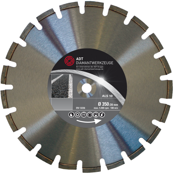 Diamond cutting disc ALS 10 Standard Ø 600 mm 22,2 mm