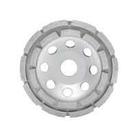 Diamond cup wheel 3000 for old concrete, silver, 125/5/22,23mm, double chain