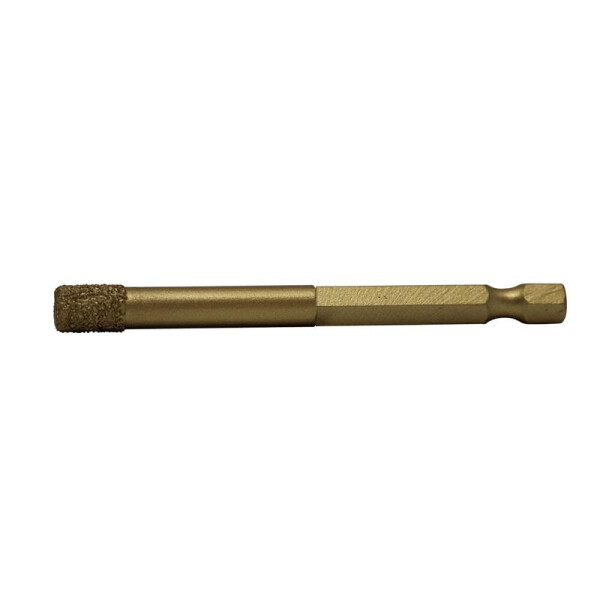 Dry drill bits for tiles Ø 6mm, 6-edged - 1/4 inch - bit absorption