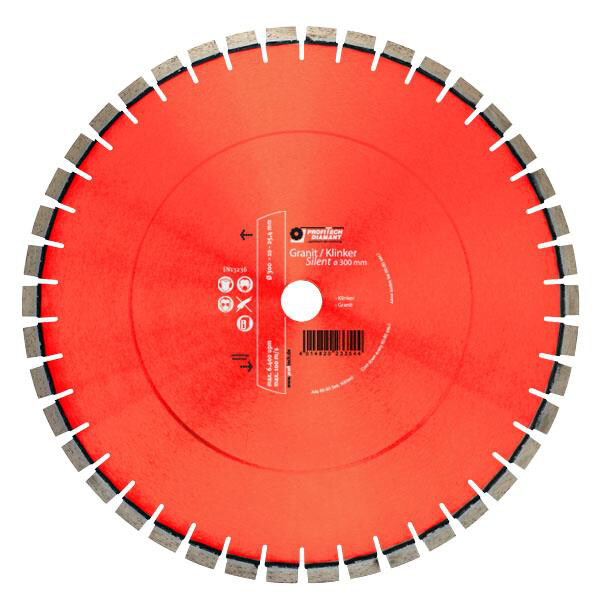 Diamond cutting wheel TS-Granit/ clinker laser silent, Ø 300/10/20,0mm