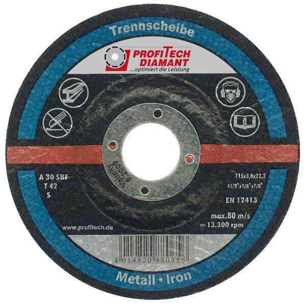 CL-cutting disc for metal T42 Ø 125x3x22,23mm