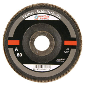 Fan grinding wheel/ Lamella sanding pad, 22,2mm bore size...