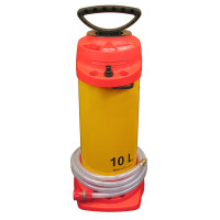 Pressure water container (10 liters), manometer with 2,5m hose + plug coupling