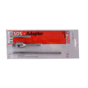 Adapterset SDS plus 100 mm incl. Zentrierbohrer Ø...