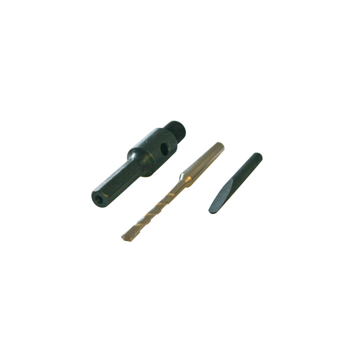Clamp in spigot kit 6-edged conical, incl centering drill