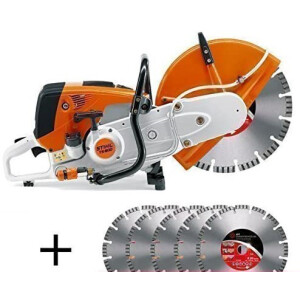 Stihl TS 800 Motortrenner incl 5x Diamanttrennscheiben