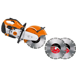 Stihl TS 420 cut-off machine incl. 2x laser diamond...