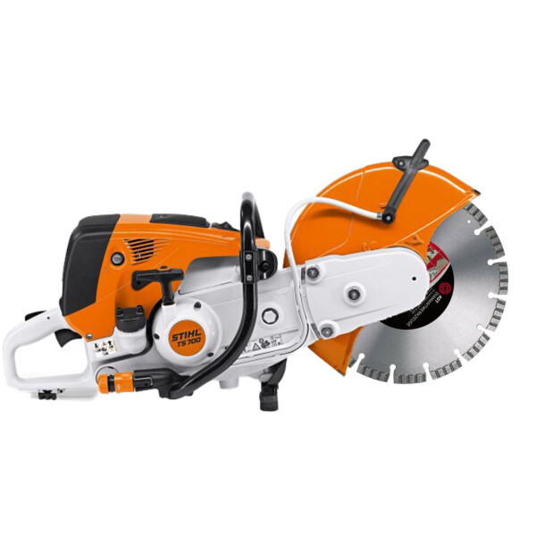 Stihl TS 700 cut-off machine incl. 2x laser diamond cutting discs