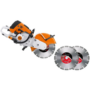 Stihl TS 700 cut-off machine incl. 2x laser diamond cutting discs