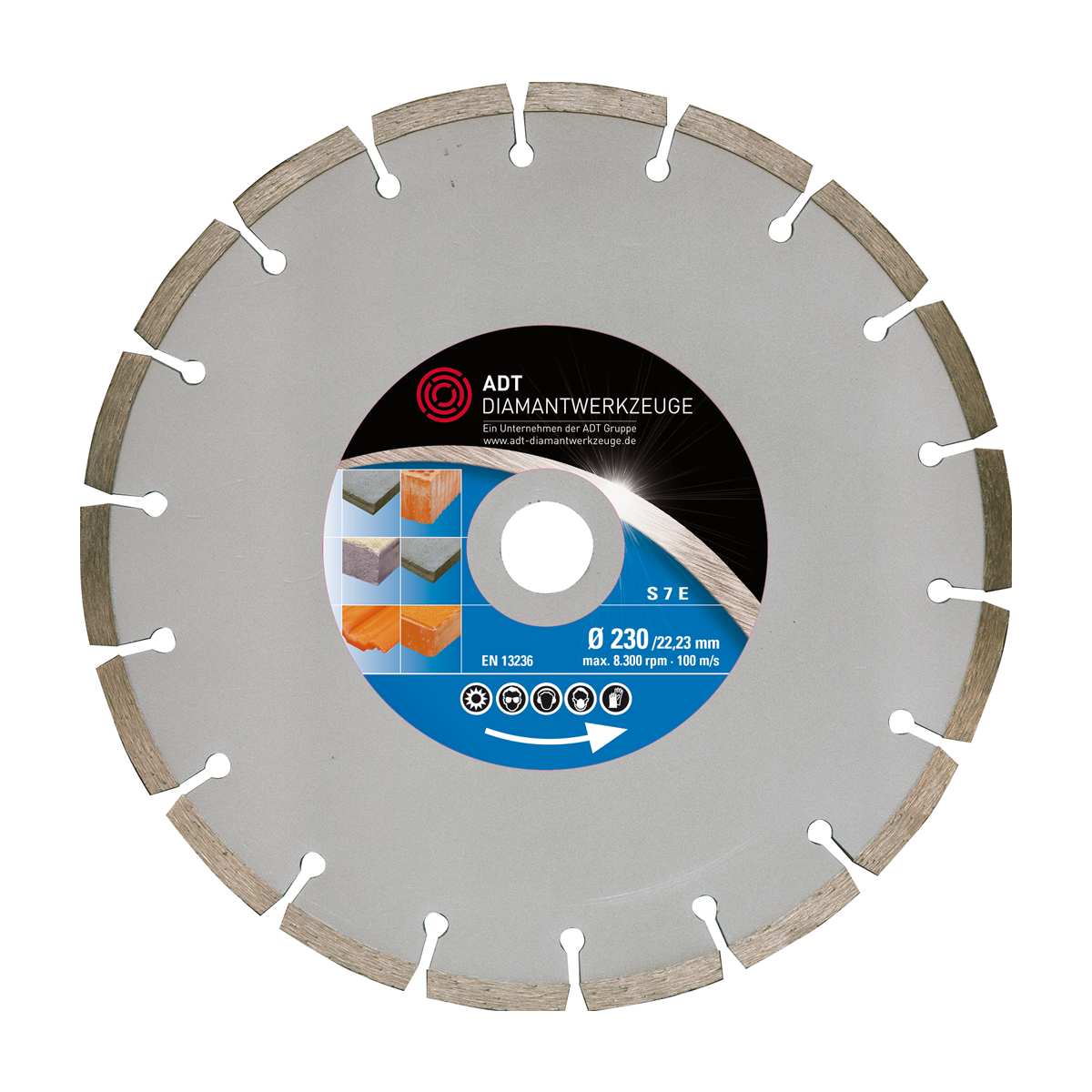 Diamond cutting disc S 7 E Standard / dry cut / Ø...