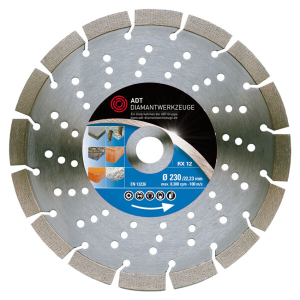 Diamond cutting disc RX 12 Super-Premium / laser-welded / Ø 125 mm / 20,0 mm bore size