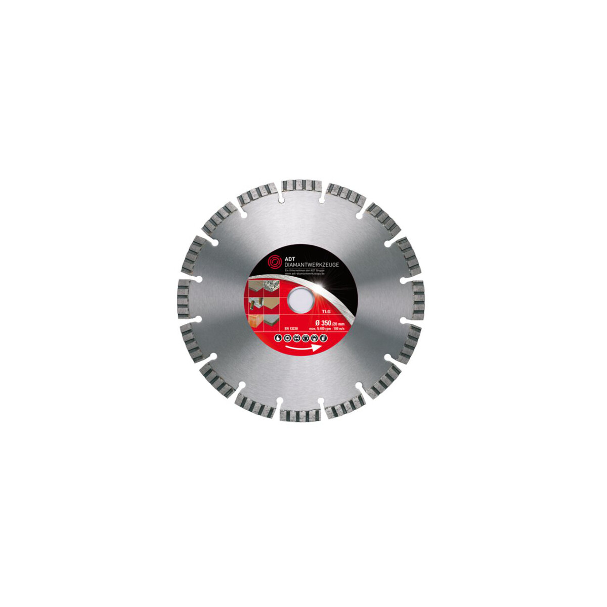 Diamond cutting disc TLG Premium / laser-welded /...