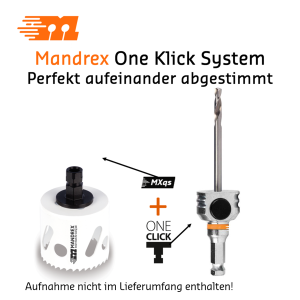 MXqs ONE-CLICK - Bi-Metall Lochsäge SpeedXcut M42