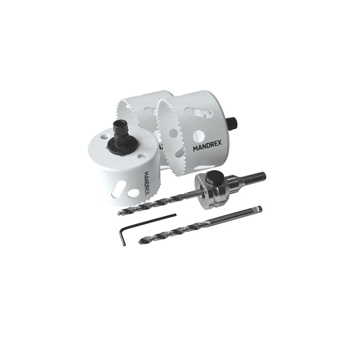 Starter-Kit 8 MXqs-Aufnahme und Lochsäge - Bi-Metall...