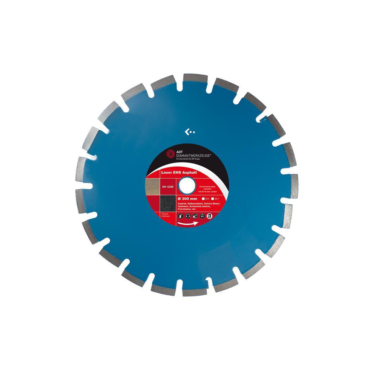 Diamond cutting disc EHS asphalt