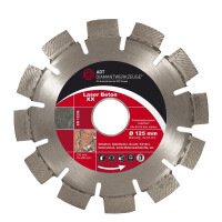 Diamond cutting disc laser concrete XX Ø 115 mm / segment height 10 mm / bore size 22,23 mm
