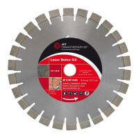 Diamond cutting disc laser concrete XX Ø 230 mm / segment height 10 mm / bore size 22,23 mm