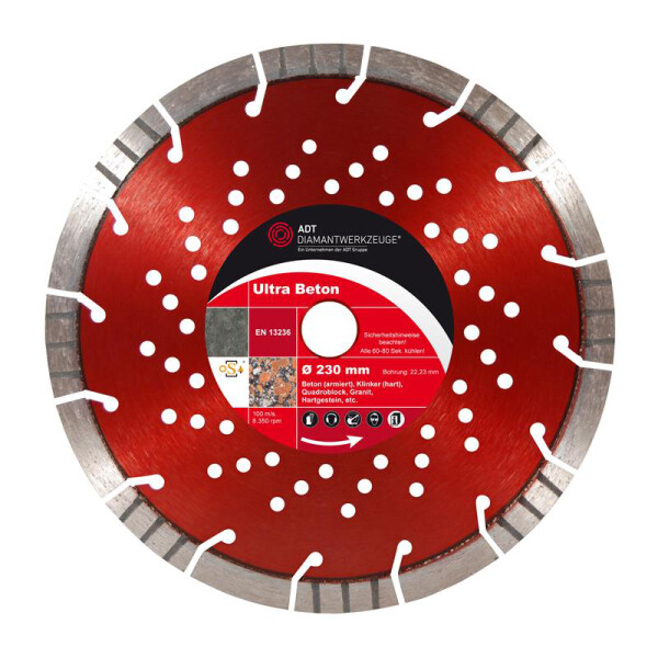 Diamond cutting disc ulta concrete