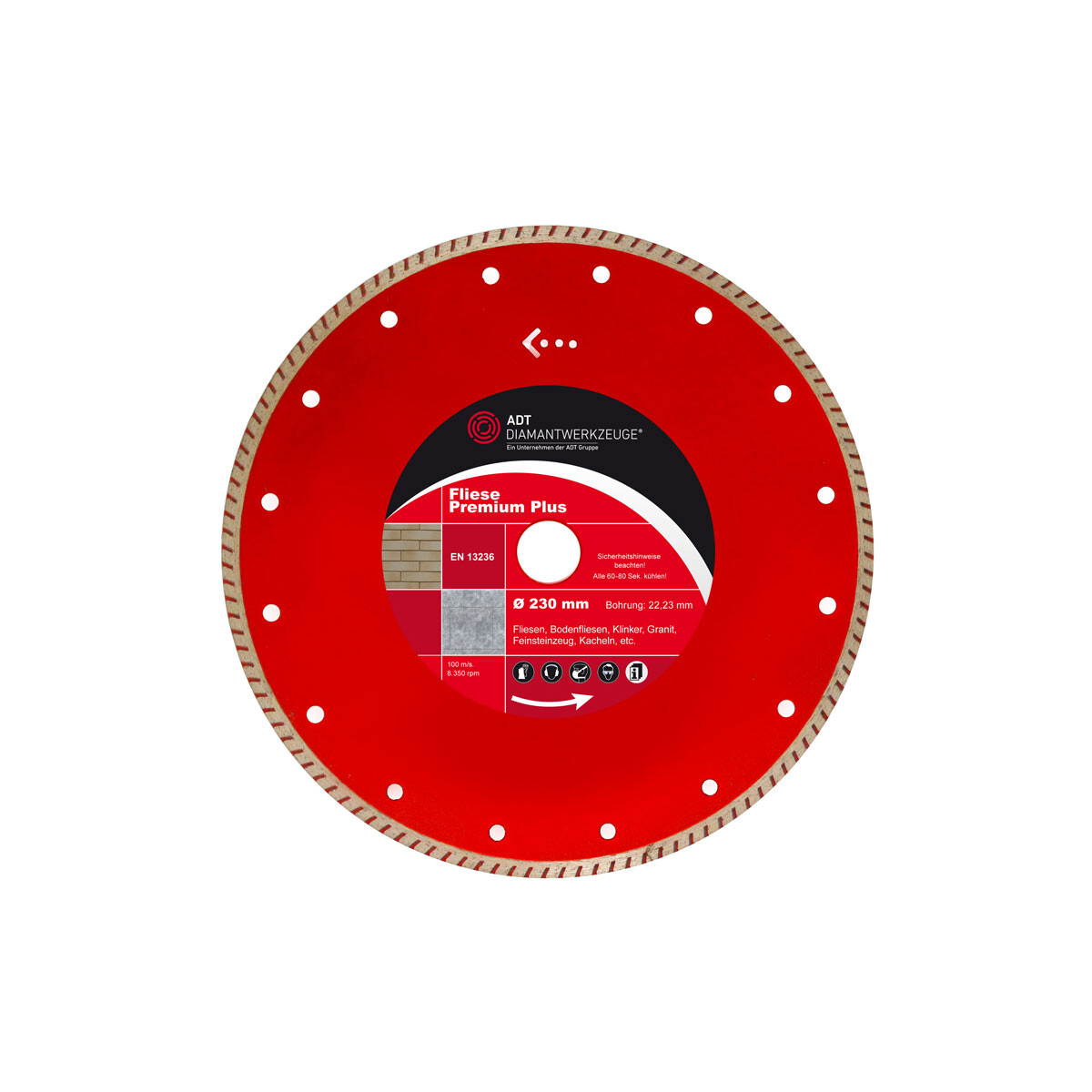 Diamond cutting disc tiles premium plus