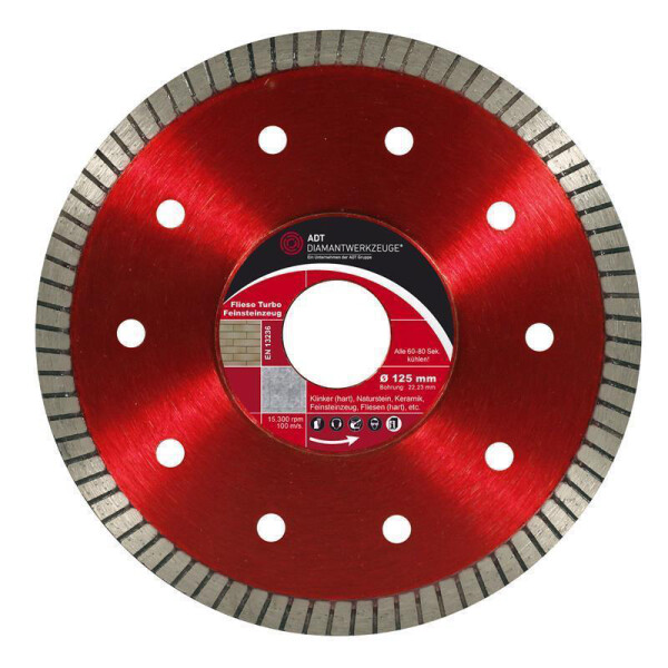 Diamond cutting disc TS tile turbo fine stoneware 