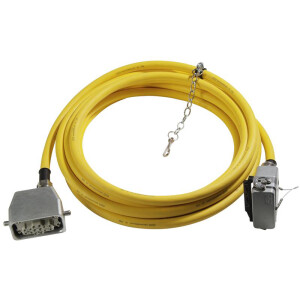 motor cable AC/DC compl. with plug and cable gland