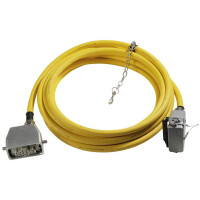 motor cable AC/DC compl. with plug and cable gland