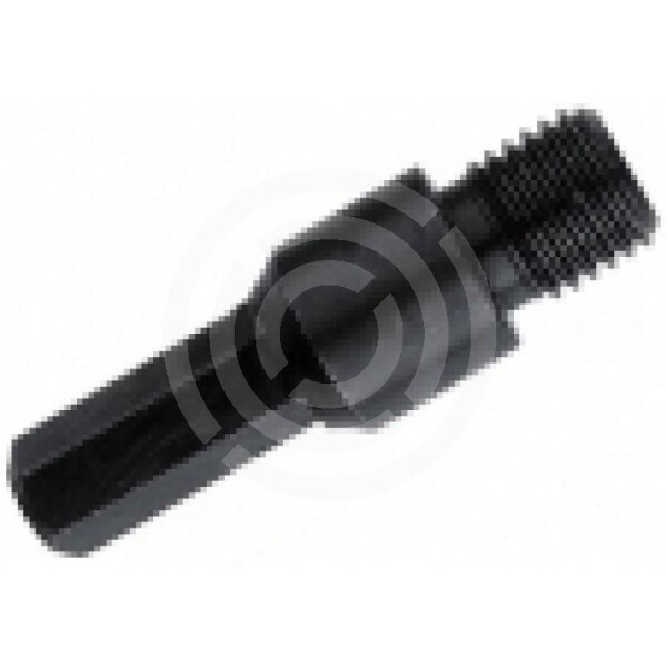 Dry core bit adaptor 1/2" dog point -> hexagonal long