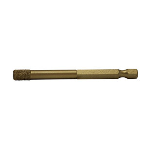 Dry drill bits for tiles Ø 5mm, 6-edged - 1/4 inch...