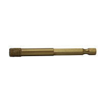 Dry drill bits for tiles Ø 8mm, 6-edged - 1/4 inch - bit absorption