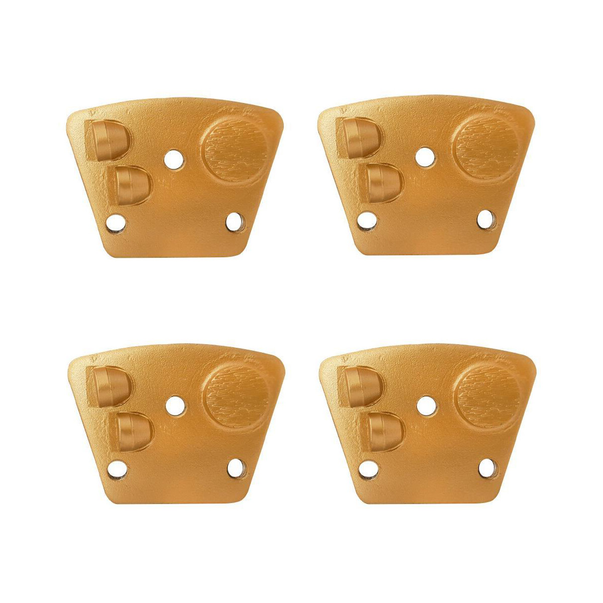 1 Satz (4Stk.) PKD Schleifschuh - gold - M6 für...
