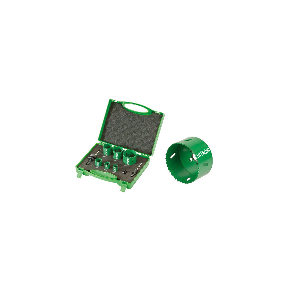 Plumbers set bi-metal hole saws