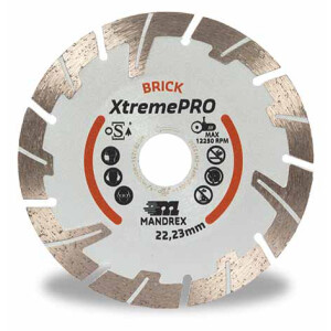 MandreX Diamanttrennscheibe Brick XtremePRO Ø 150...