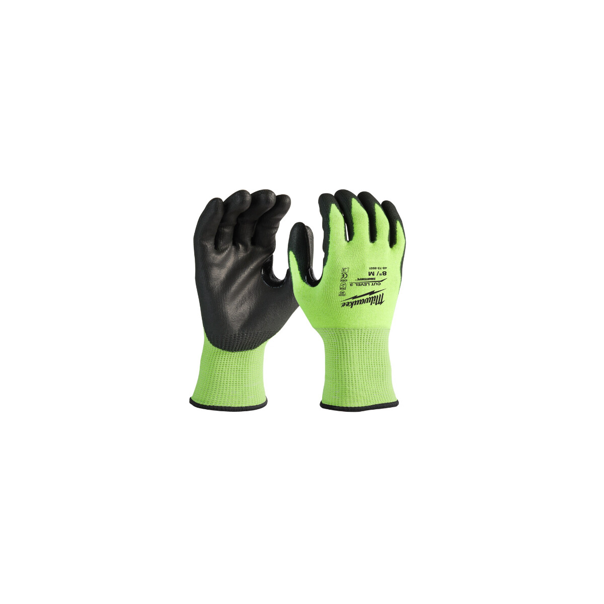 Schnittschutzhands. Kl.3 M/8 Hi-Vis