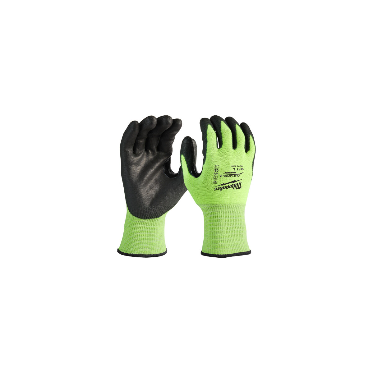 Schnittschutzhands. Kl.3 L/9 Hi-Vis