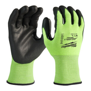 Schnittschutzhands. Kl.3 L/9 Hi-Vis