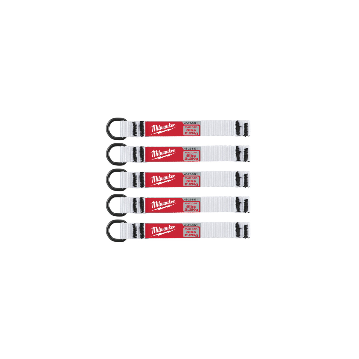 Sicherungsband D-Ring bis 2,25 kg (5pc)