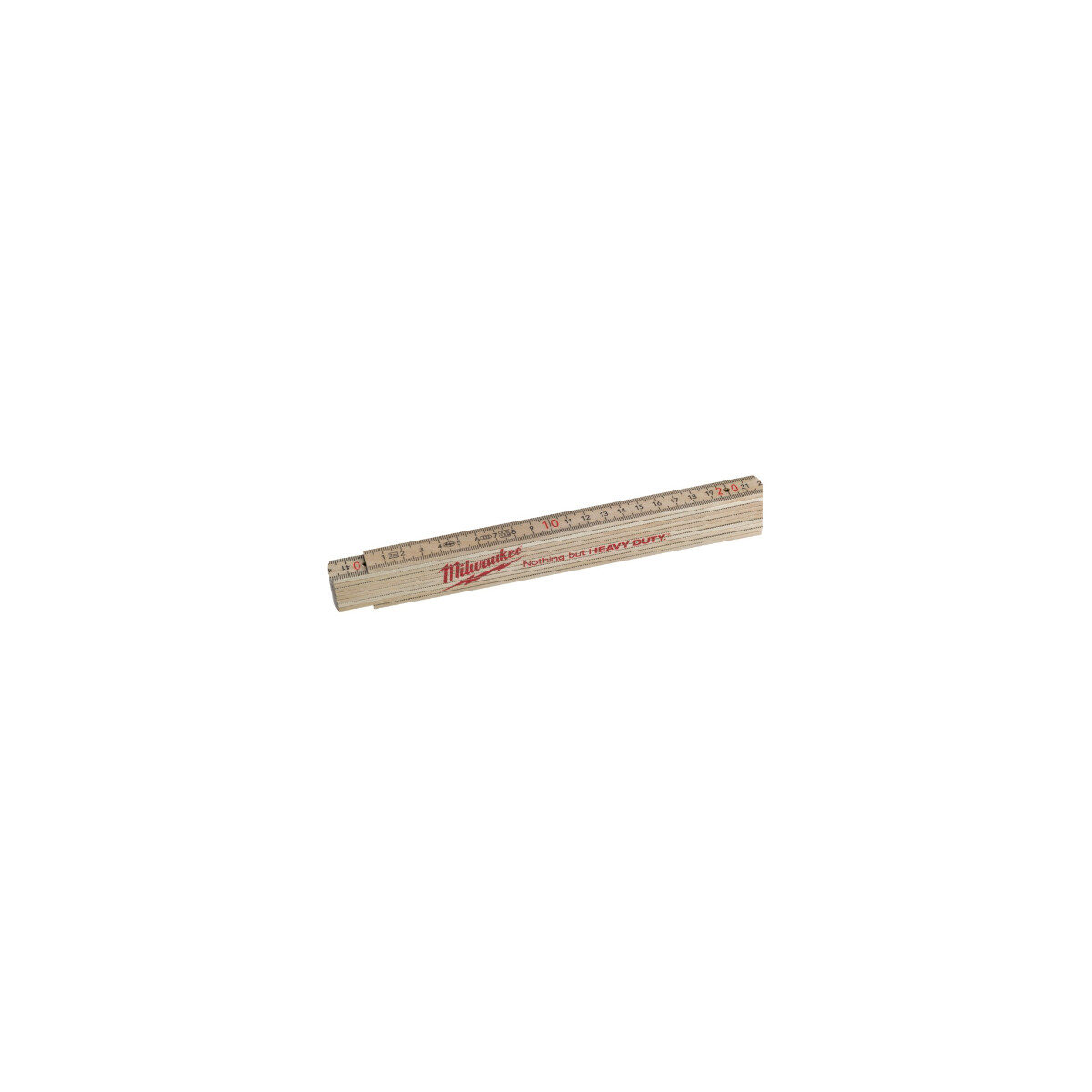 Gliedermaßstab Holz Slim 2m natur