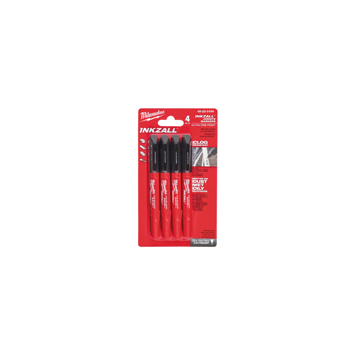 INKZALL Feine Marker (4pc)